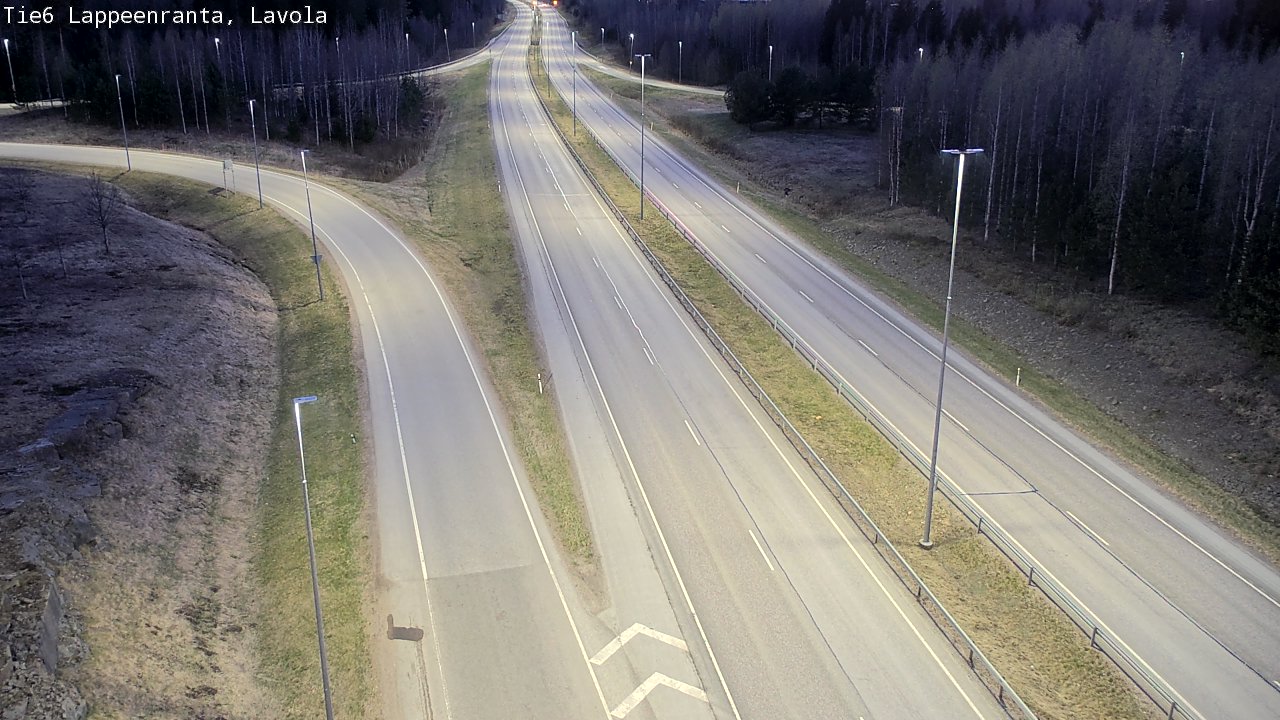 Weather Camera Image Väg 6 Villmanstrand, Lavola, Lappeenranta, Etelä-Karjala
