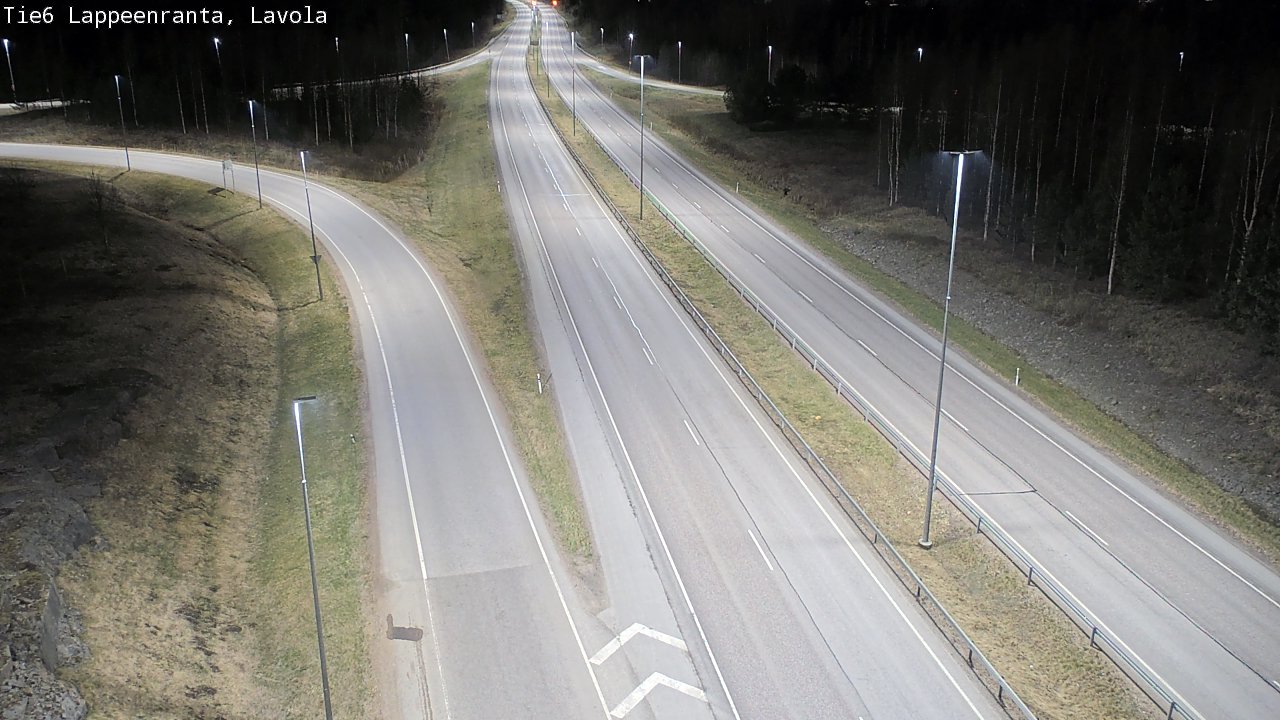 Weather Camera Image Road 6 Lappeenranta, Lavola, Lappeenranta, Etelä-Karjala