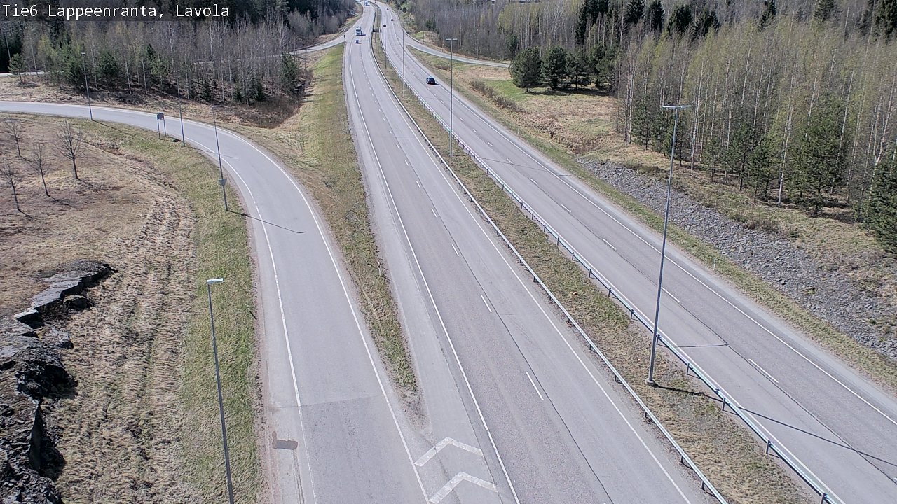 Weather Camera Image Väg 6 Villmanstrand, Lavola, Lappeenranta, Etelä-Karjala