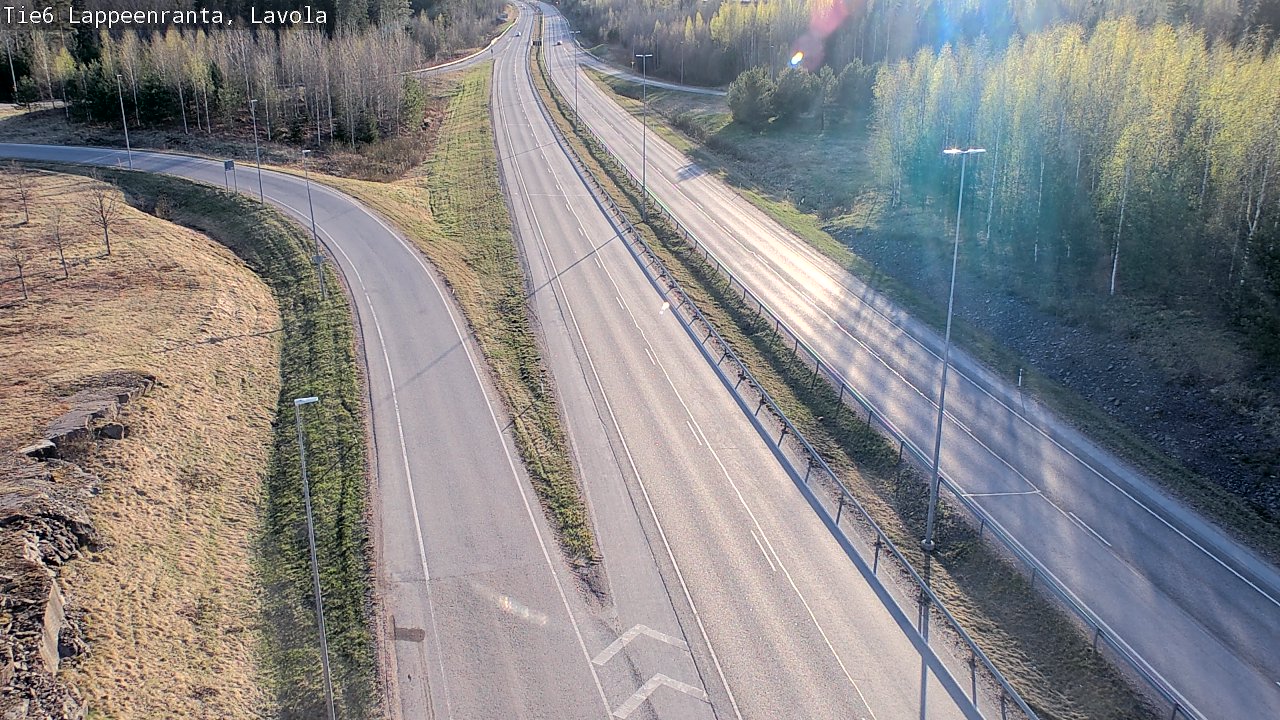 Weather Camera Image Väg 6 Villmanstrand, Lavola, Lappeenranta, Etelä-Karjala