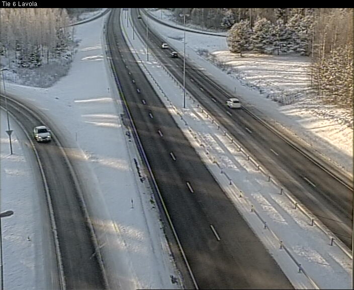 Weather Camera Image Road 6 Lappeenranta, Lavola, Lappeenranta, Etelä-Karjala