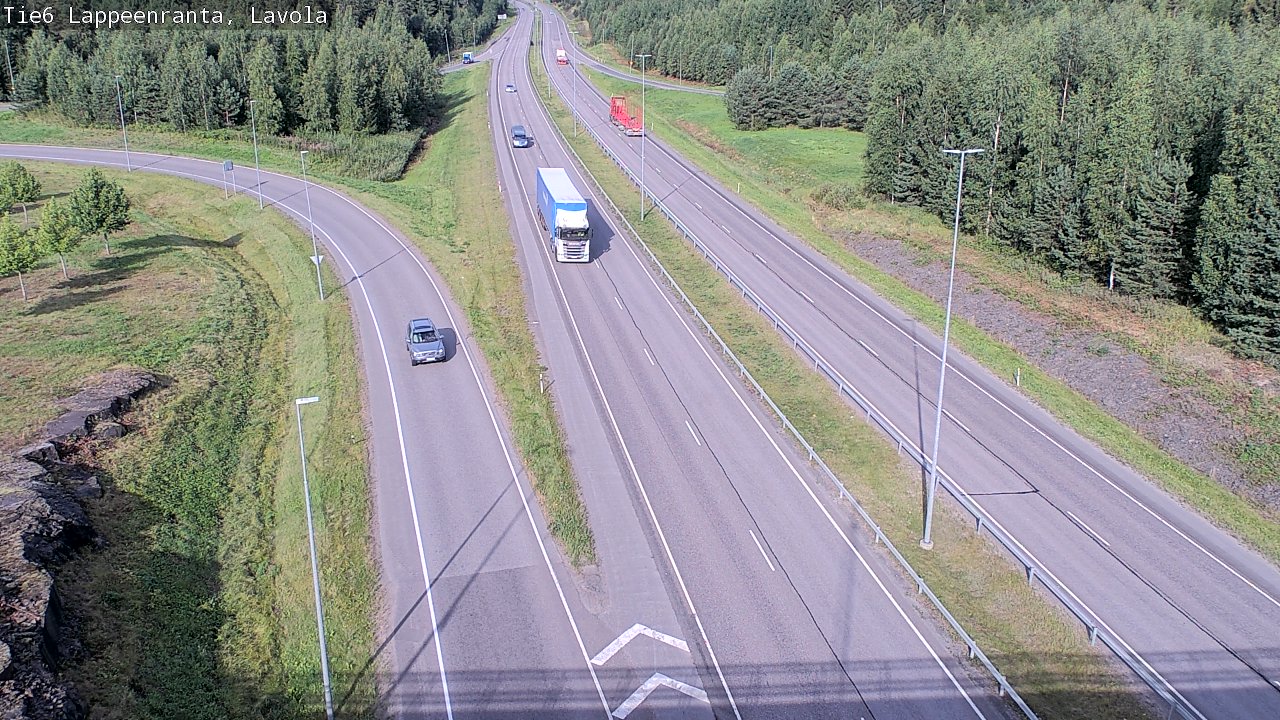Kelikamerat Kuva Tie 6 Lappeenranta, Lavola, Lappeenranta, Etelä-Karjala