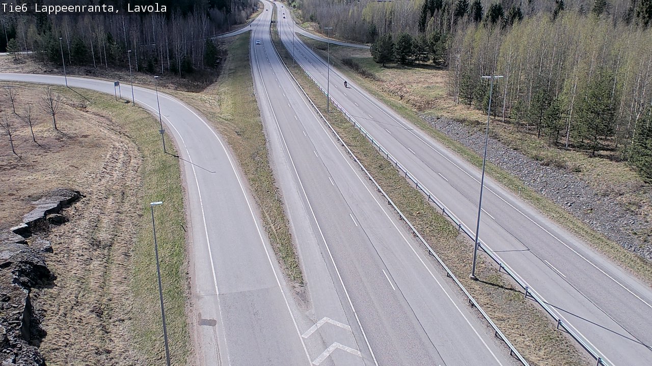 Weather Camera Image Väg 6 Villmanstrand, Lavola, Lappeenranta, Etelä-Karjala