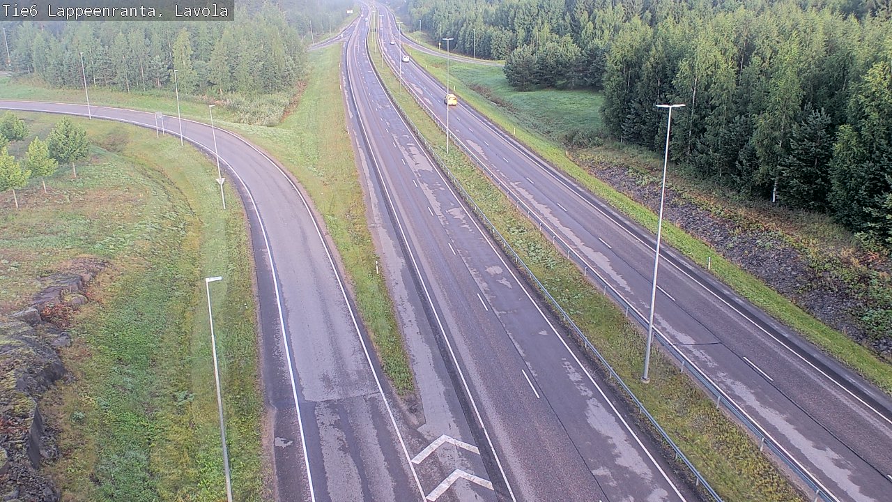 Weather Camera Image Road 6 Lappeenranta, Lavola, Lappeenranta, Etelä-Karjala