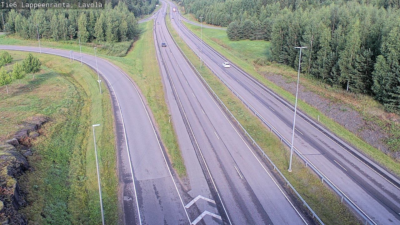 Weather Camera Image Road 6 Lappeenranta, Lavola, Lappeenranta, Etelä-Karjala