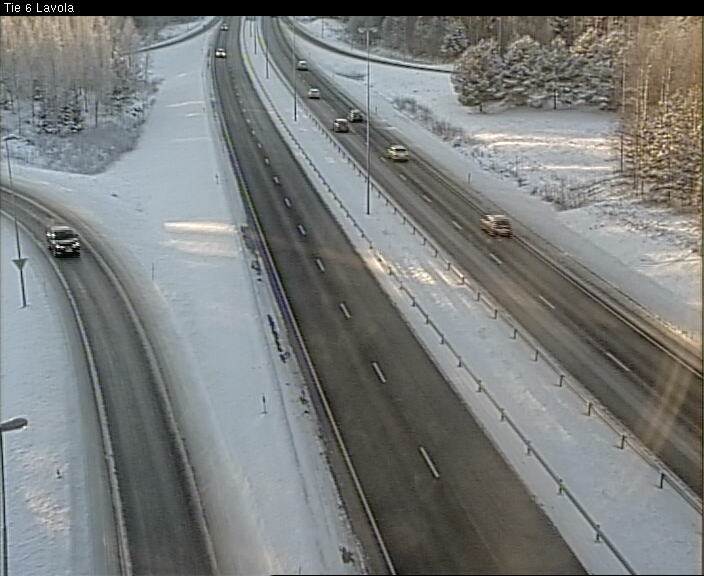 Weather Camera Image Road 6 Lappeenranta, Lavola, Lappeenranta, Etelä-Karjala