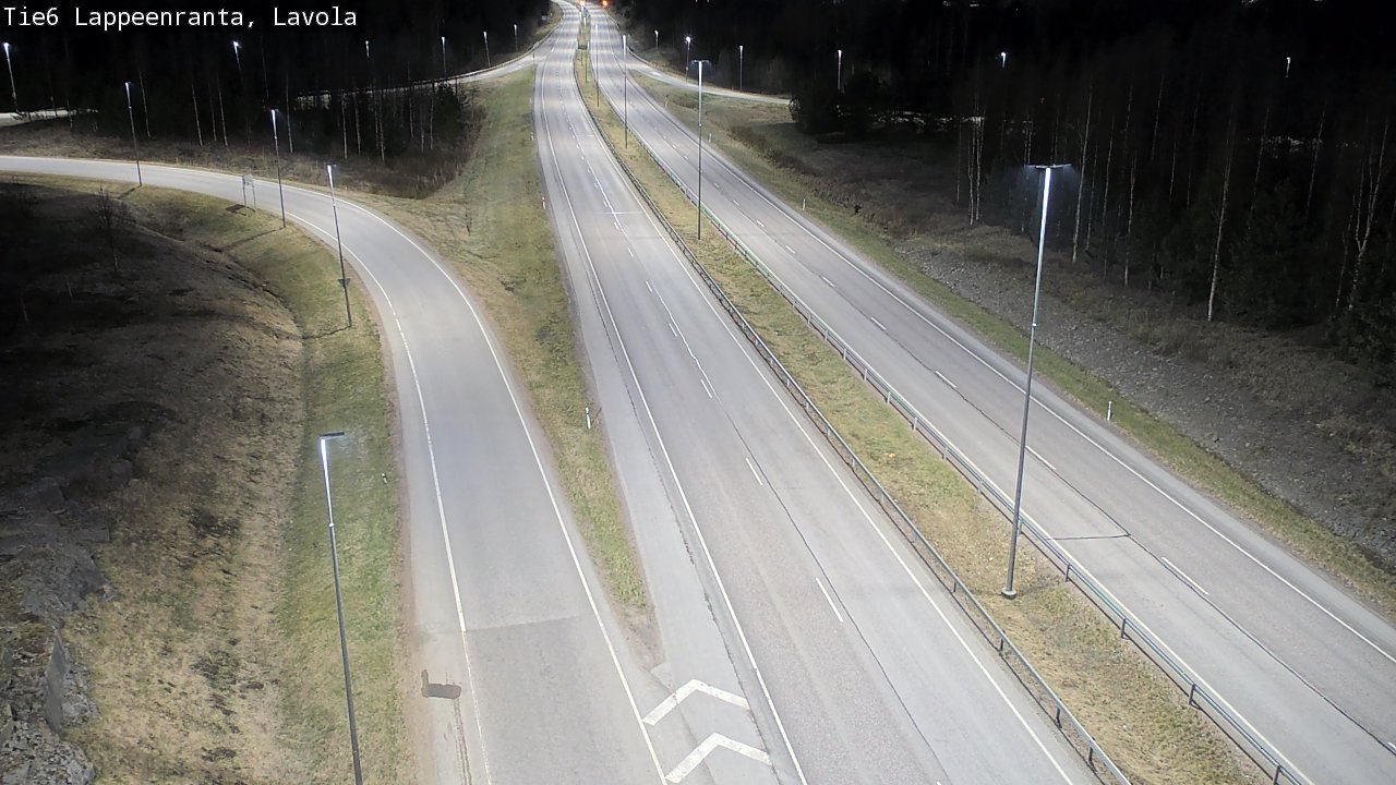 Weather Camera Image Road 6 Lappeenranta, Lavola, Lappeenranta, Etelä-Karjala