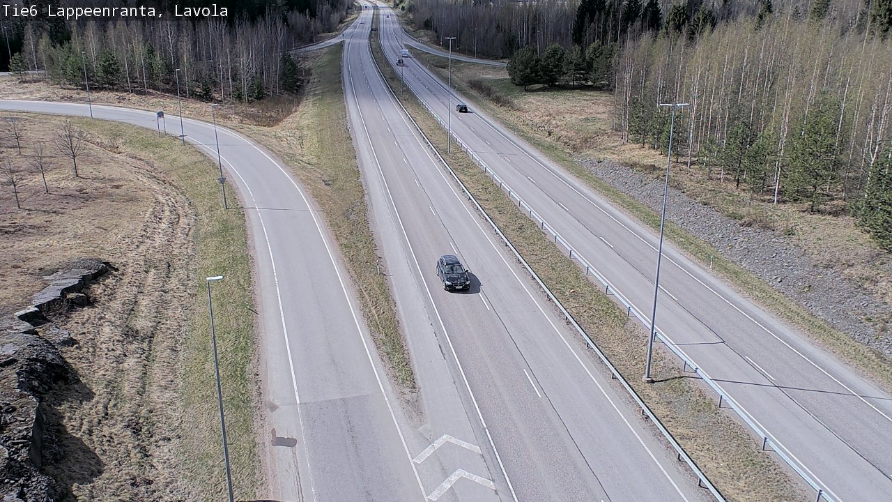 Weather Camera Image Väg 6 Villmanstrand, Lavola, Lappeenranta, Etelä-Karjala
