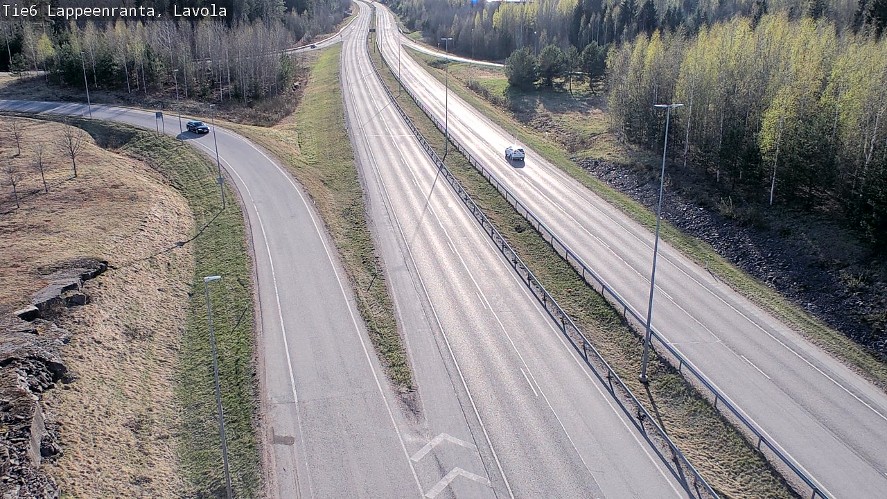 Weather Camera Image Väg 6 Villmanstrand, Lavola, Lappeenranta, Etelä-Karjala
