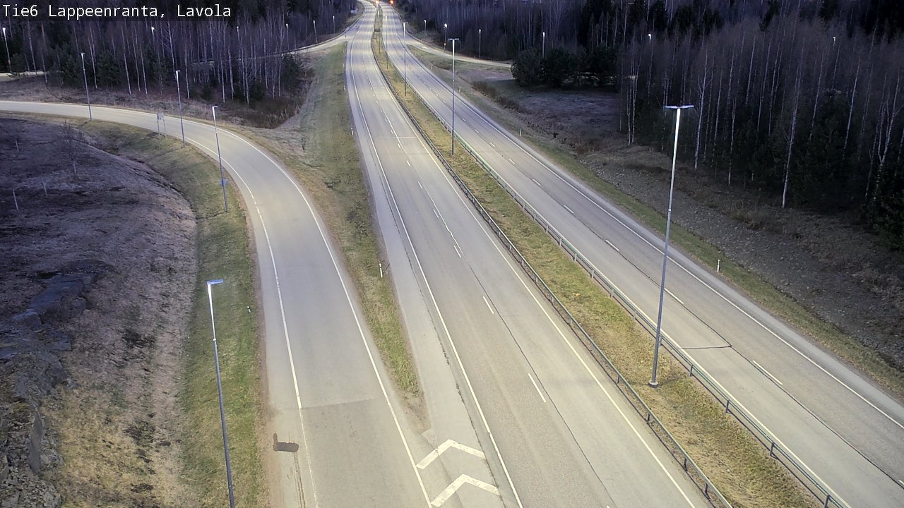 Weather Camera Image Road 6 Lappeenranta, Lavola, Lappeenranta, Etelä-Karjala