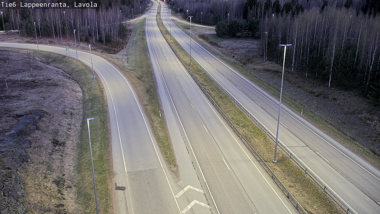 Weather Camera Image Road 6 Lappeenranta, Lavola, Lappeenranta, Etelä-Karjala