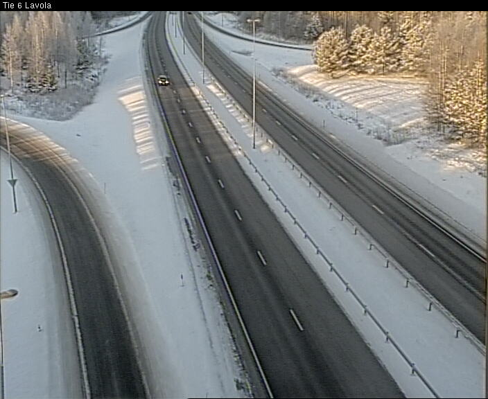 Weather Camera Image Road 6 Lappeenranta, Lavola, Lappeenranta, Etelä-Karjala