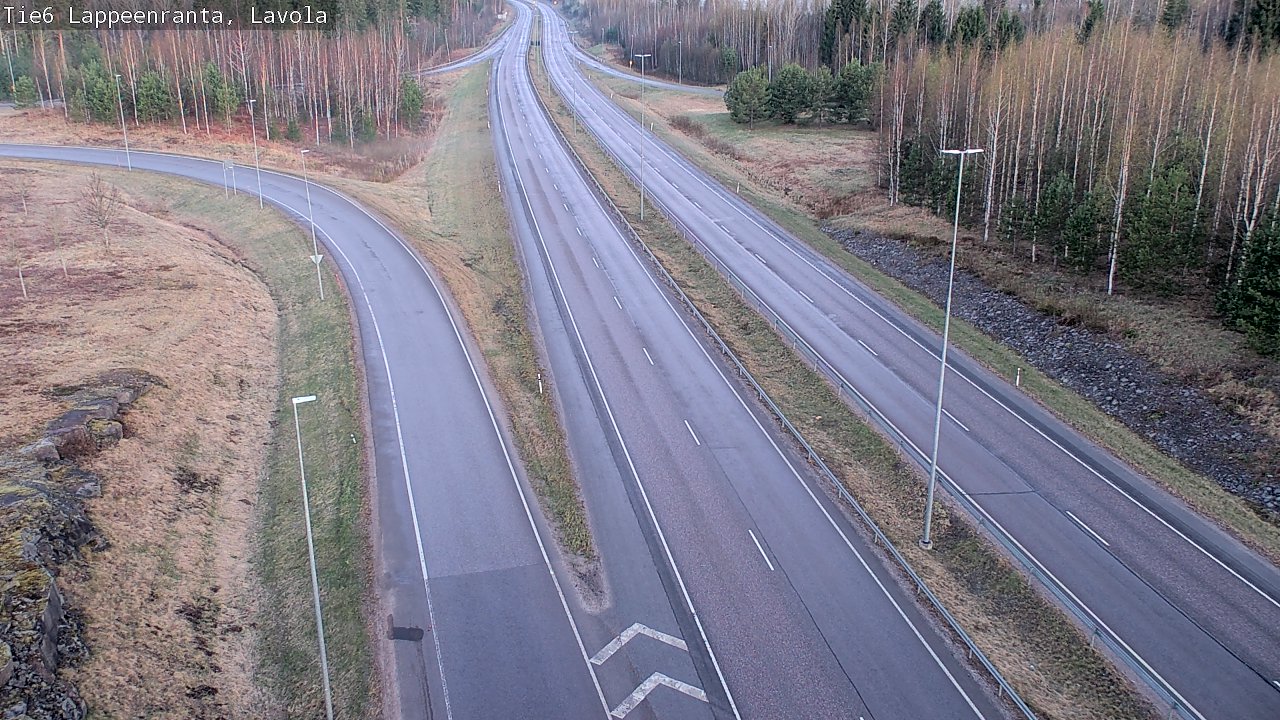 Weather Camera Image Väg 6 Villmanstrand, Lavola, Lappeenranta, Etelä-Karjala