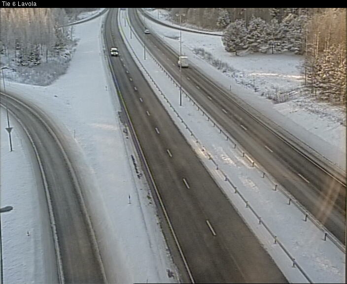 Weather Camera Image Road 6 Lappeenranta, Lavola, Lappeenranta, Etelä-Karjala