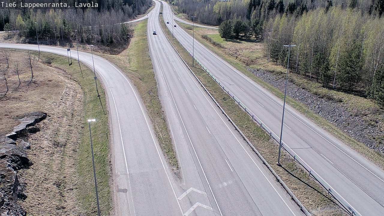 Weather Camera Image Väg 6 Villmanstrand, Lavola, Lappeenranta, Etelä-Karjala