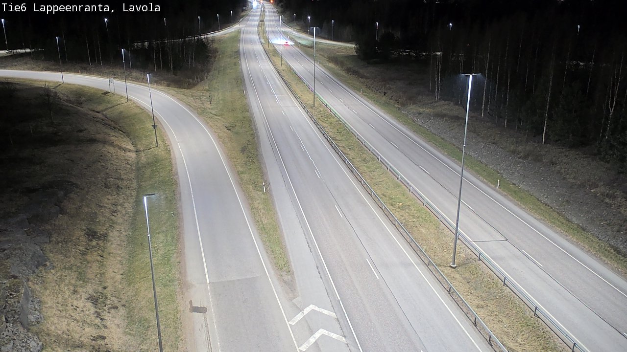 Weather Camera Image Road 6 Lappeenranta, Lavola, Lappeenranta, Etelä-Karjala