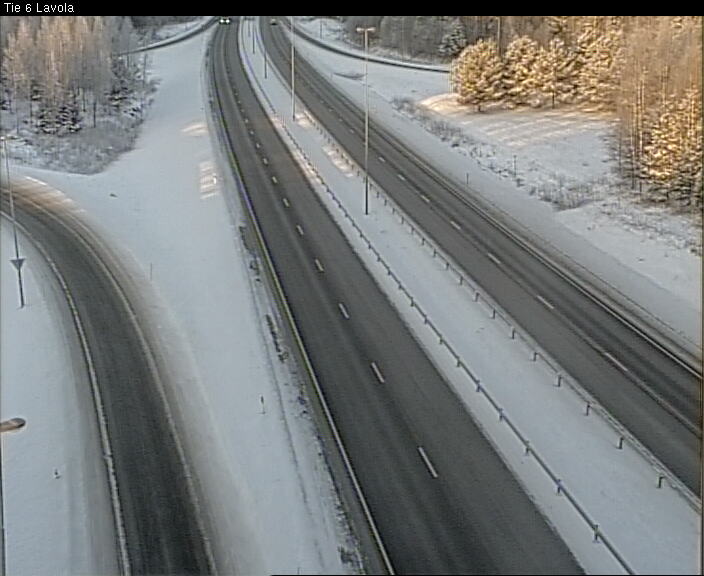 Weather Camera Image Road 6 Lappeenranta, Lavola, Lappeenranta, Etelä-Karjala
