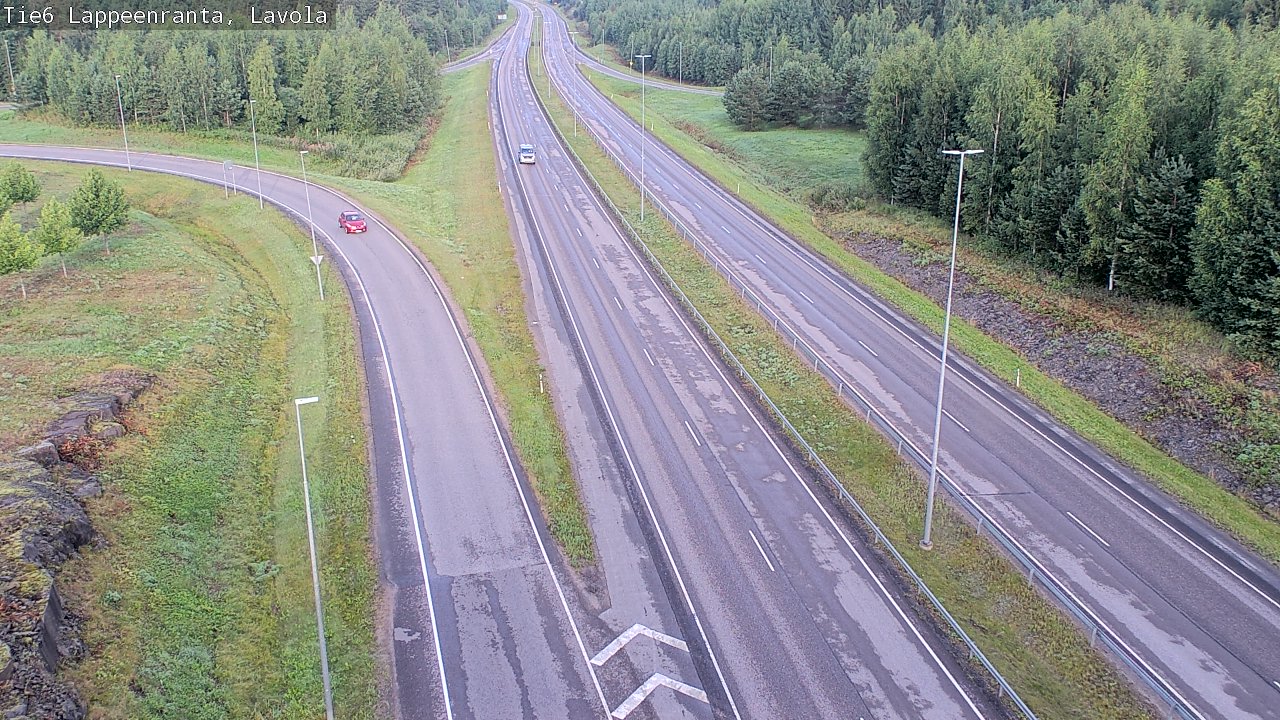 Weather Camera Image Road 6 Lappeenranta, Lavola, Lappeenranta, Etelä-Karjala