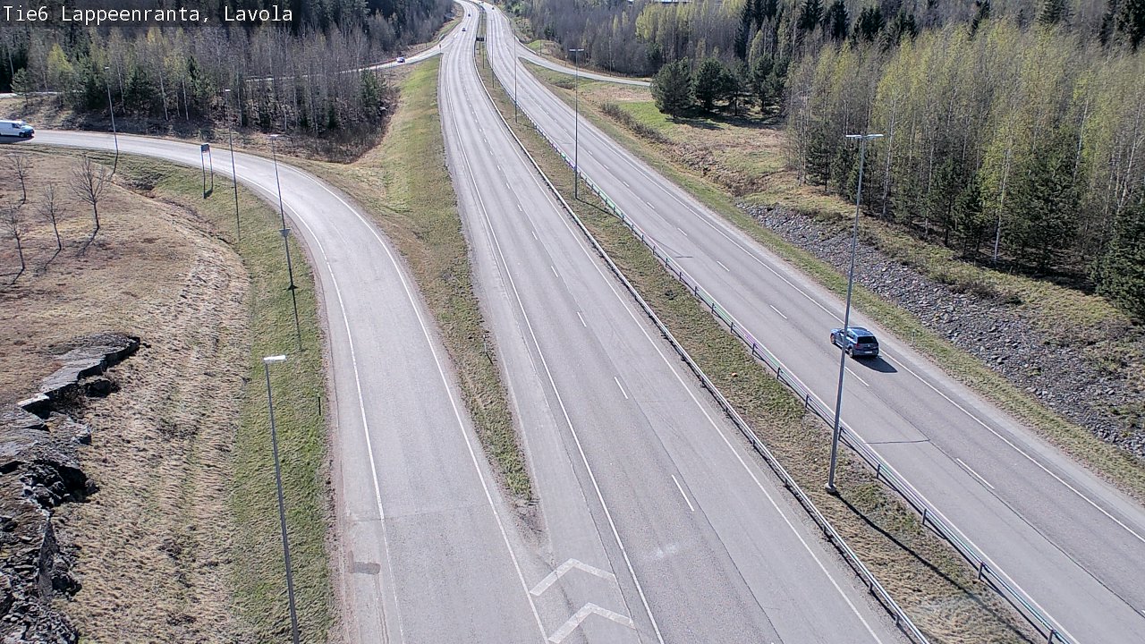 Weather Camera Image Väg 6 Villmanstrand, Lavola, Lappeenranta, Etelä-Karjala