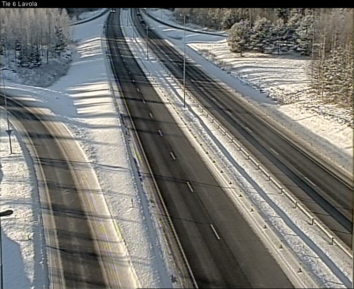 Weather Camera Image Road 6 Lappeenranta, Lavola, Lappeenranta, Etelä-Karjala