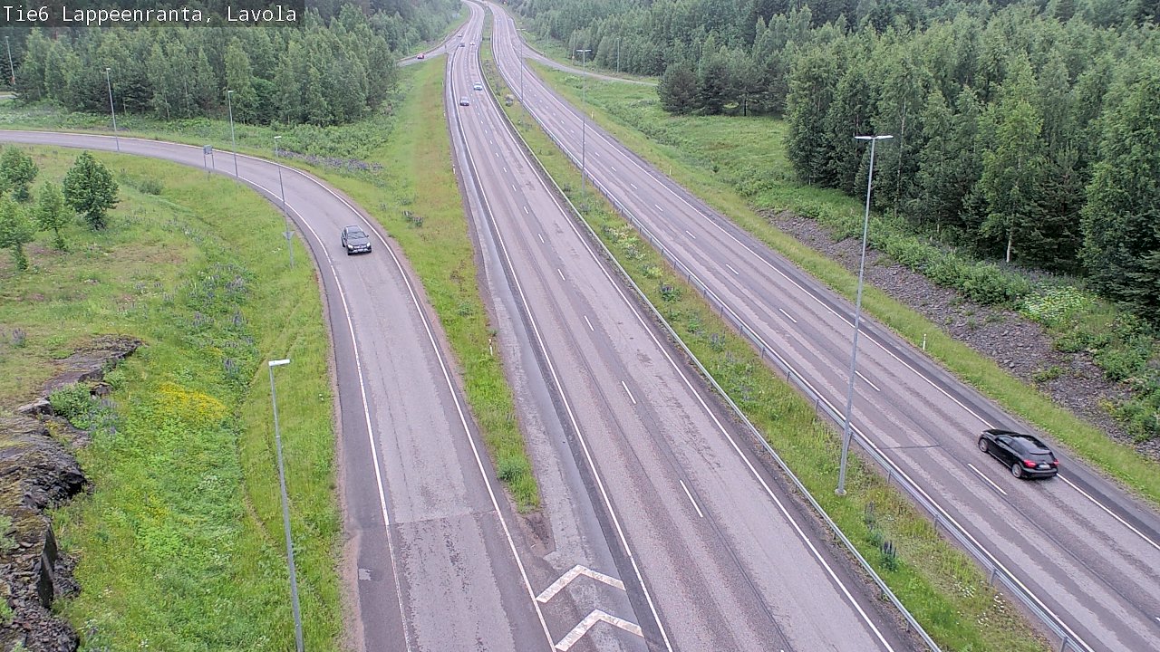 Weather Camera Image Väg 6 Villmanstrand, Lavola, Lappeenranta, Etelä-Karjala