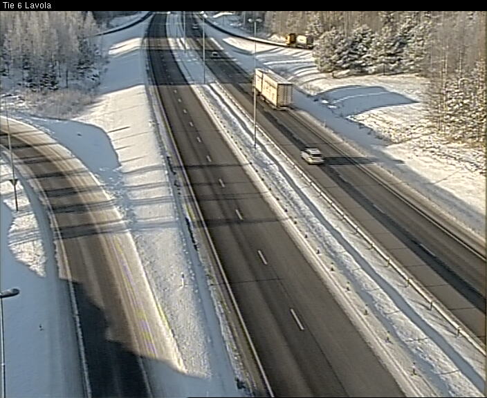 Weather Camera Image Road 6 Lappeenranta, Lavola, Lappeenranta, Etelä-Karjala