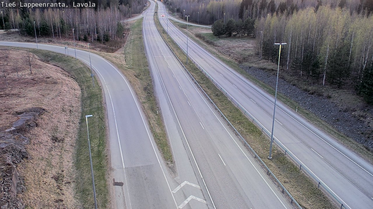 Weather Camera Image Väg 6 Villmanstrand, Lavola, Lappeenranta, Etelä-Karjala