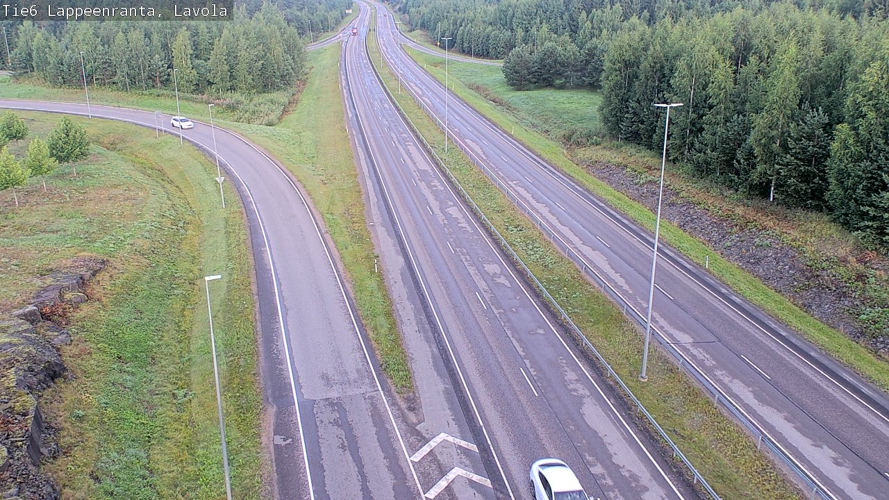 Weather Camera Image Road 6 Lappeenranta, Lavola, Lappeenranta, Etelä-Karjala