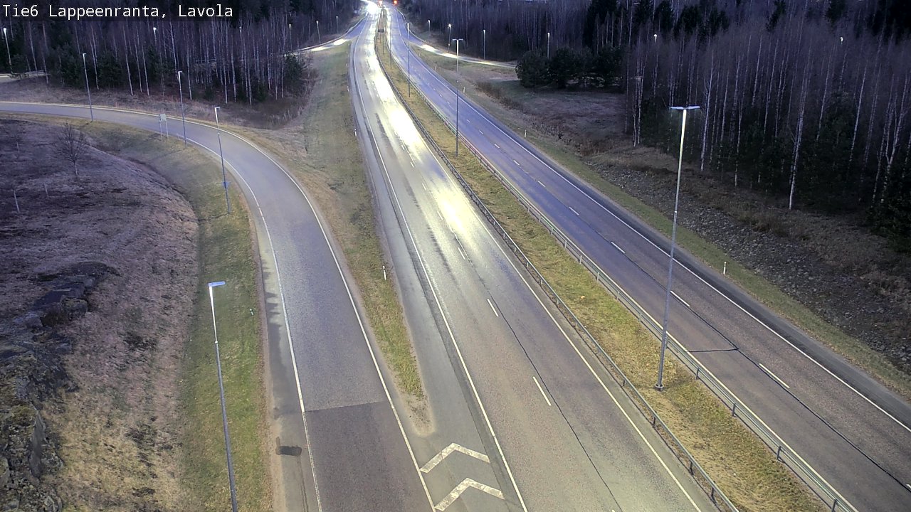 Weather Camera Image Väg 6 Villmanstrand, Lavola, Lappeenranta, Etelä-Karjala