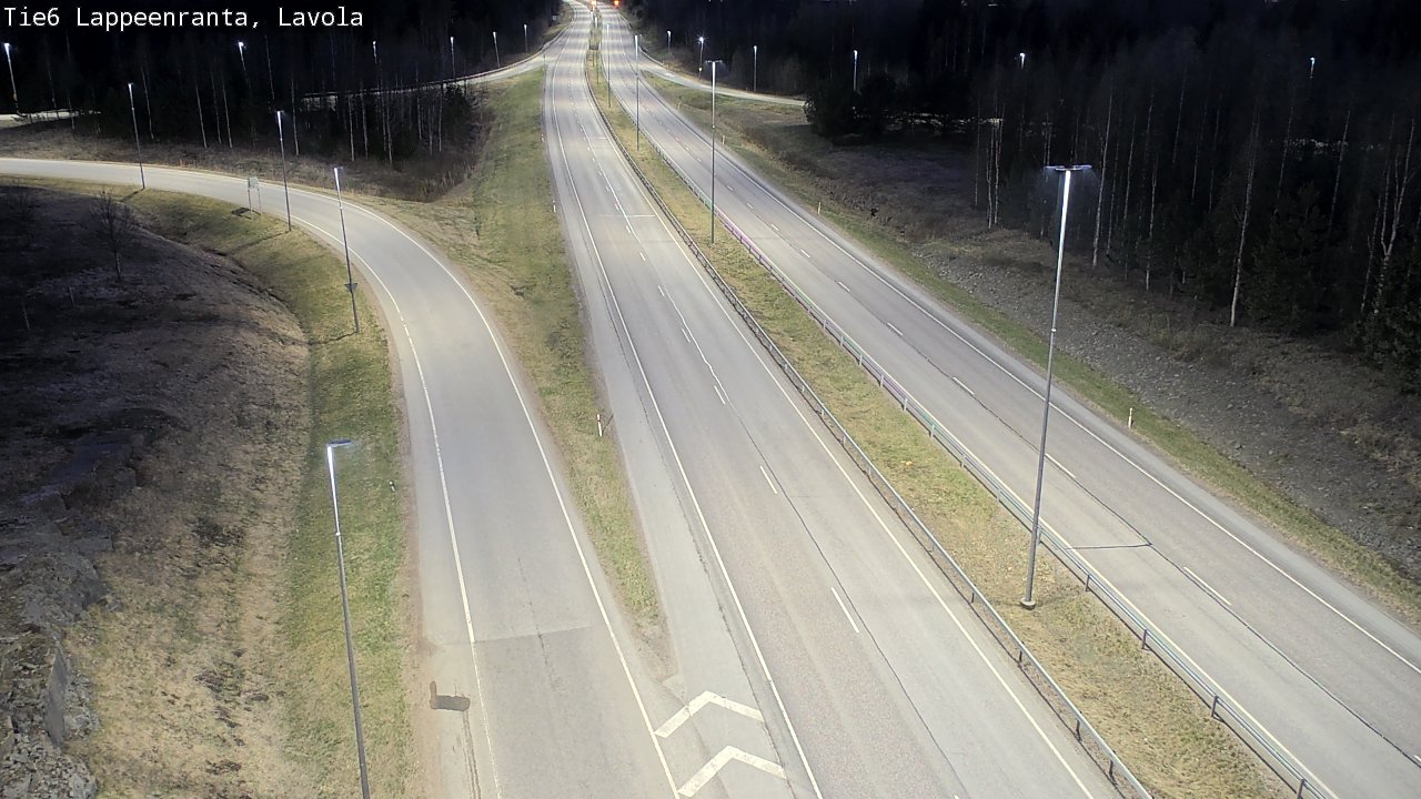 Weather Camera Image Väg 6 Villmanstrand, Lavola, Lappeenranta, Etelä-Karjala