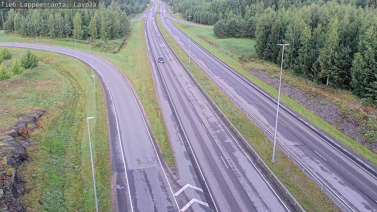 Weather Camera Image Road 6 Lappeenranta, Lavola, Lappeenranta, Etelä-Karjala