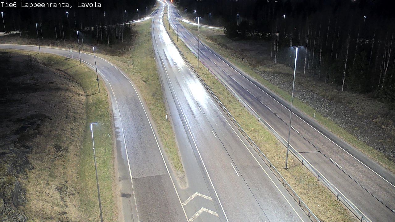 Weather Camera Image Väg 6 Villmanstrand, Lavola, Lappeenranta, Etelä-Karjala