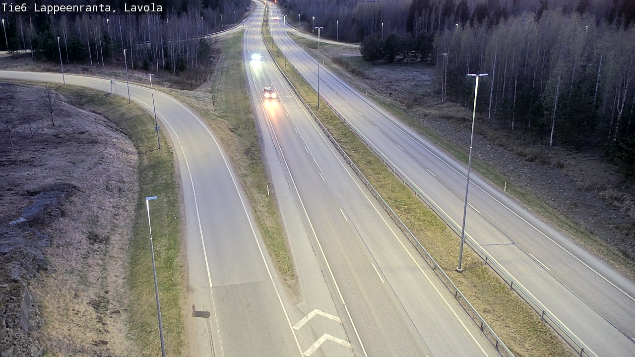 Weather Camera Image Väg 6 Villmanstrand, Lavola, Lappeenranta, Etelä-Karjala
