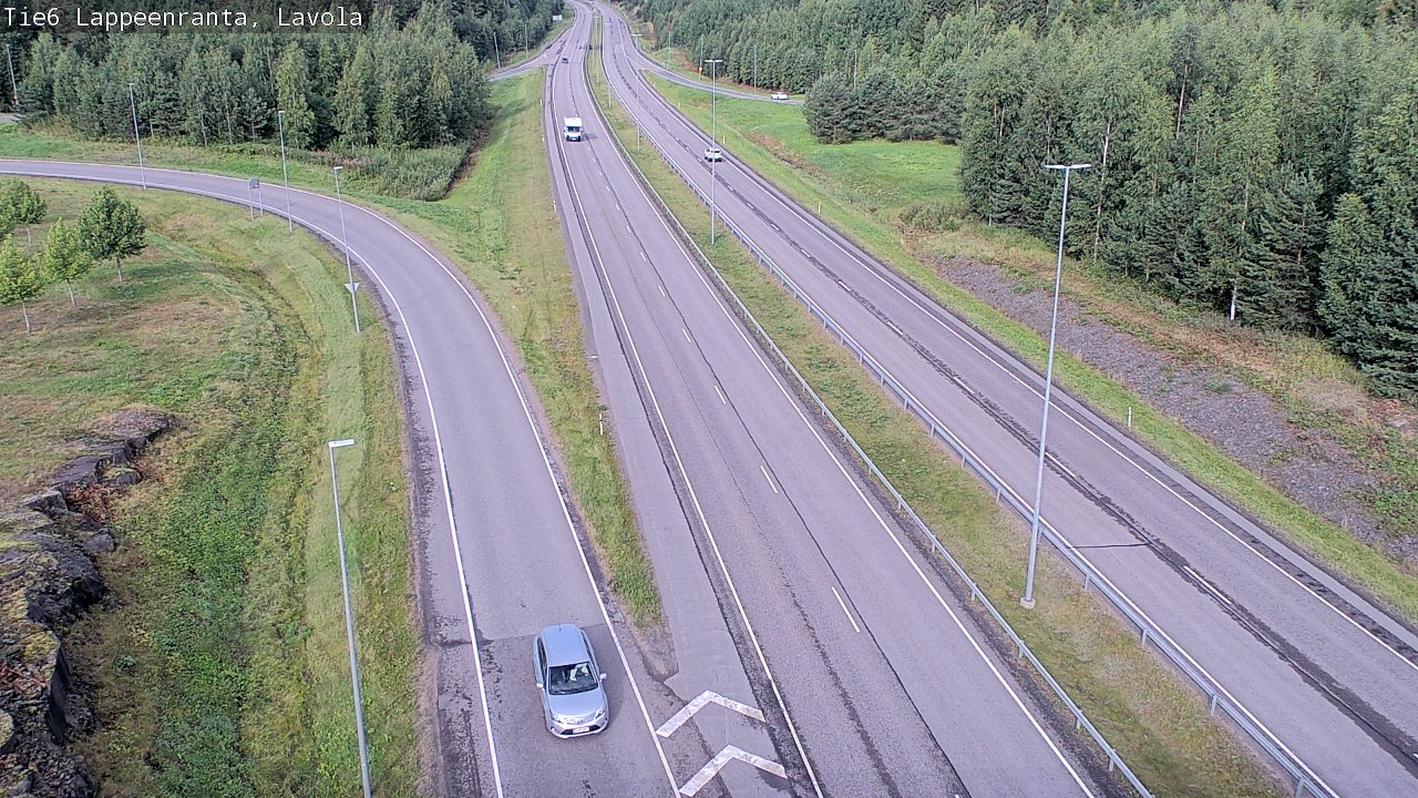 Weather Camera Image Road 6 Lappeenranta, Lavola, Lappeenranta, Etelä-Karjala