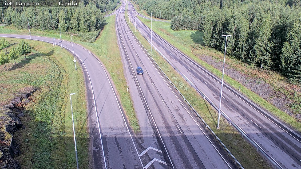Weather Camera Image Road 6 Lappeenranta, Lavola, Lappeenranta, Etelä-Karjala