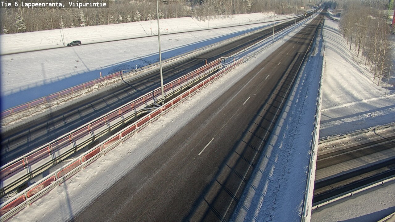 Weather Camera Image Road 6 Lappeenranta, Viipurintie, Lappeenranta, Etelä-Karjala