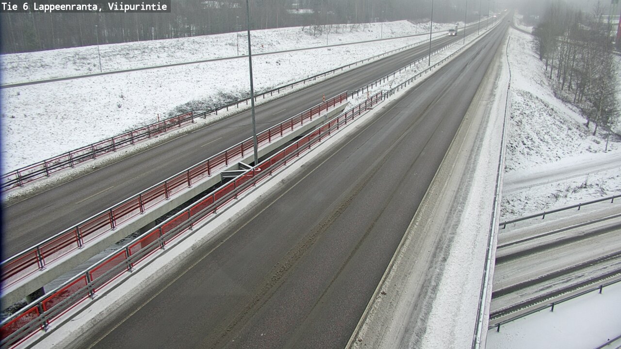 Weather Camera Image Väg 6 Villmanstrand, Viipurintie, Lappeenranta, Etelä-Karjala