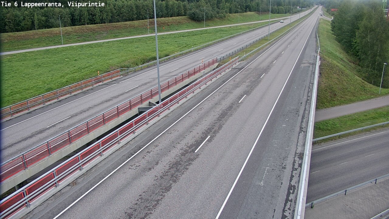 Weather Camera Image Road 6 Lappeenranta, Viipurintie, Lappeenranta, Etelä-Karjala