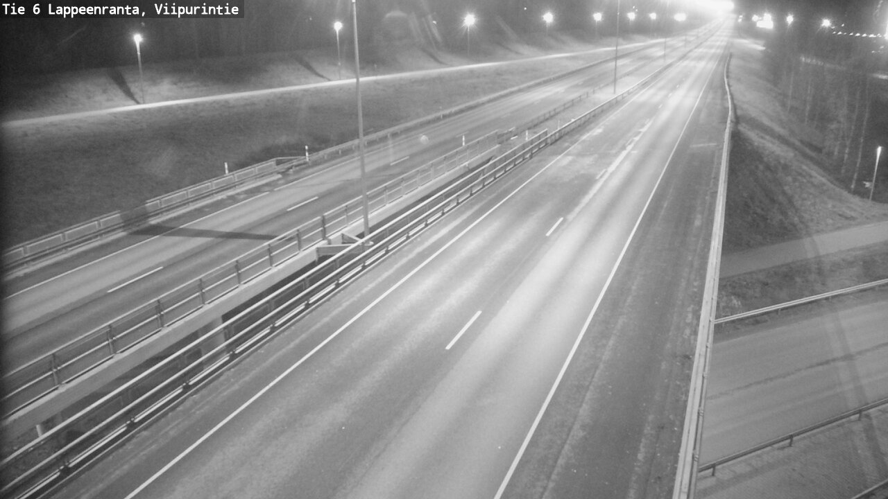 Weather Camera Image Väg 6 Villmanstrand, Viipurintie, Lappeenranta, Etelä-Karjala