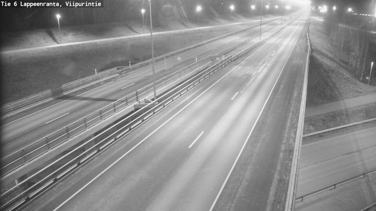 Weather Camera Image Road 6 Lappeenranta, Viipurintie, Lappeenranta, Etelä-Karjala