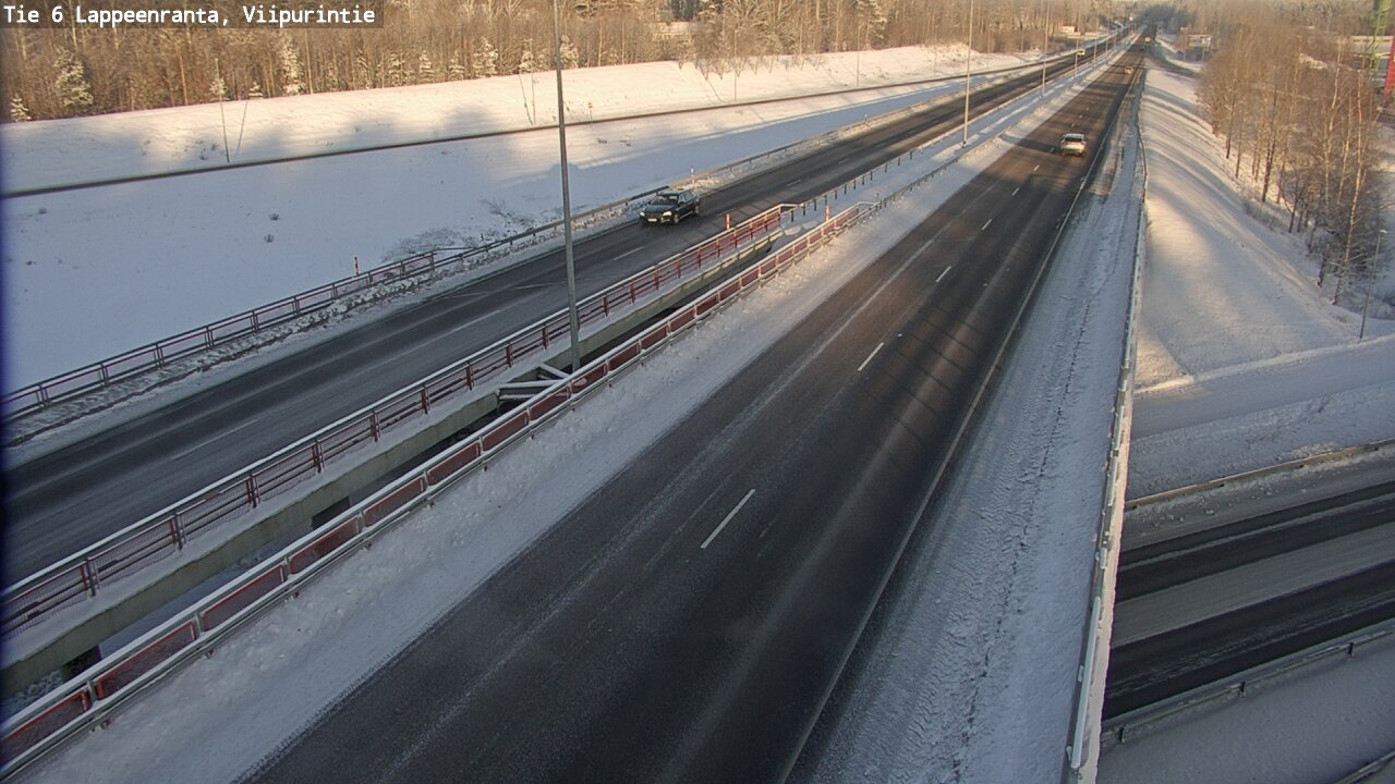 Weather Camera Image Road 6 Lappeenranta, Viipurintie, Lappeenranta, Etelä-Karjala