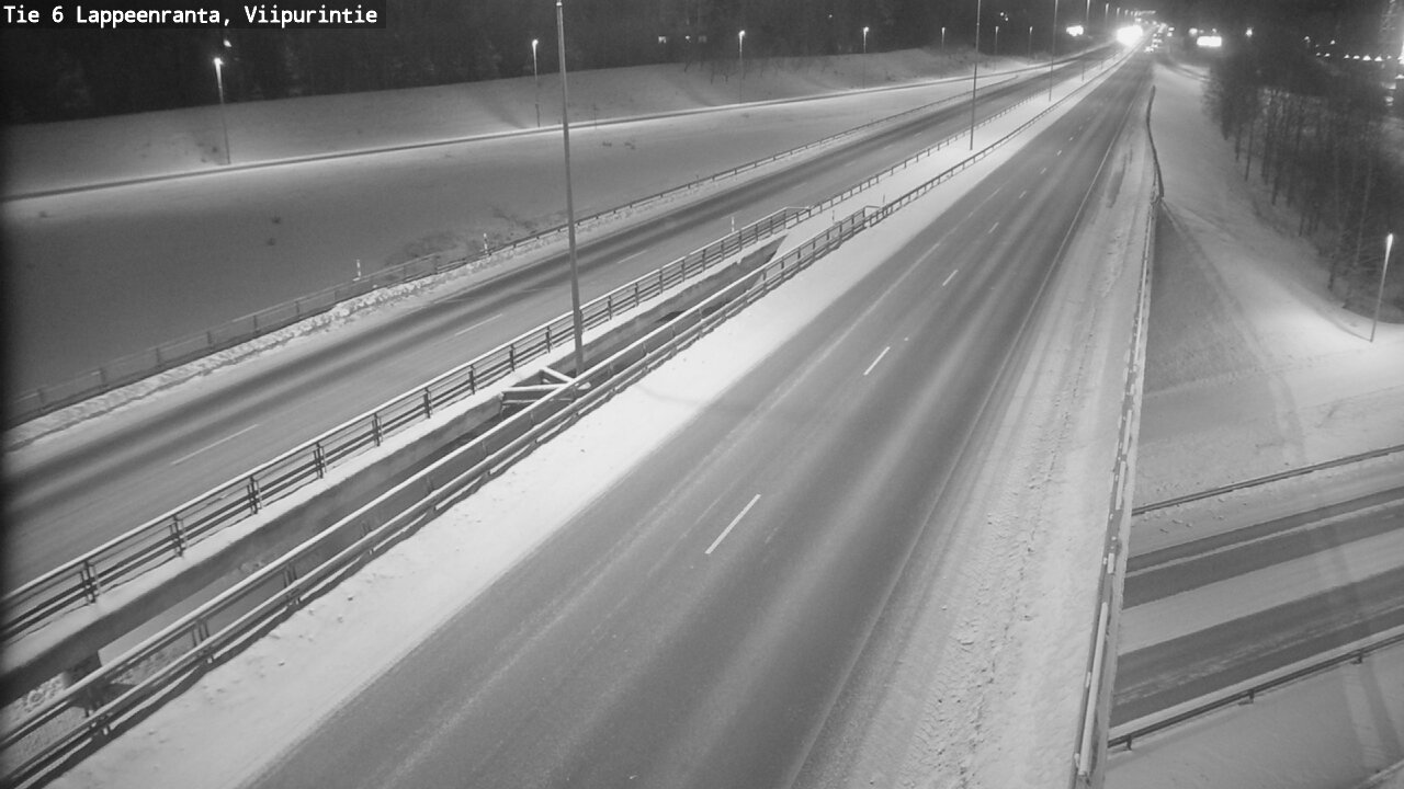 Weather Camera Image Road 6 Lappeenranta, Viipurintie, Lappeenranta, Etelä-Karjala