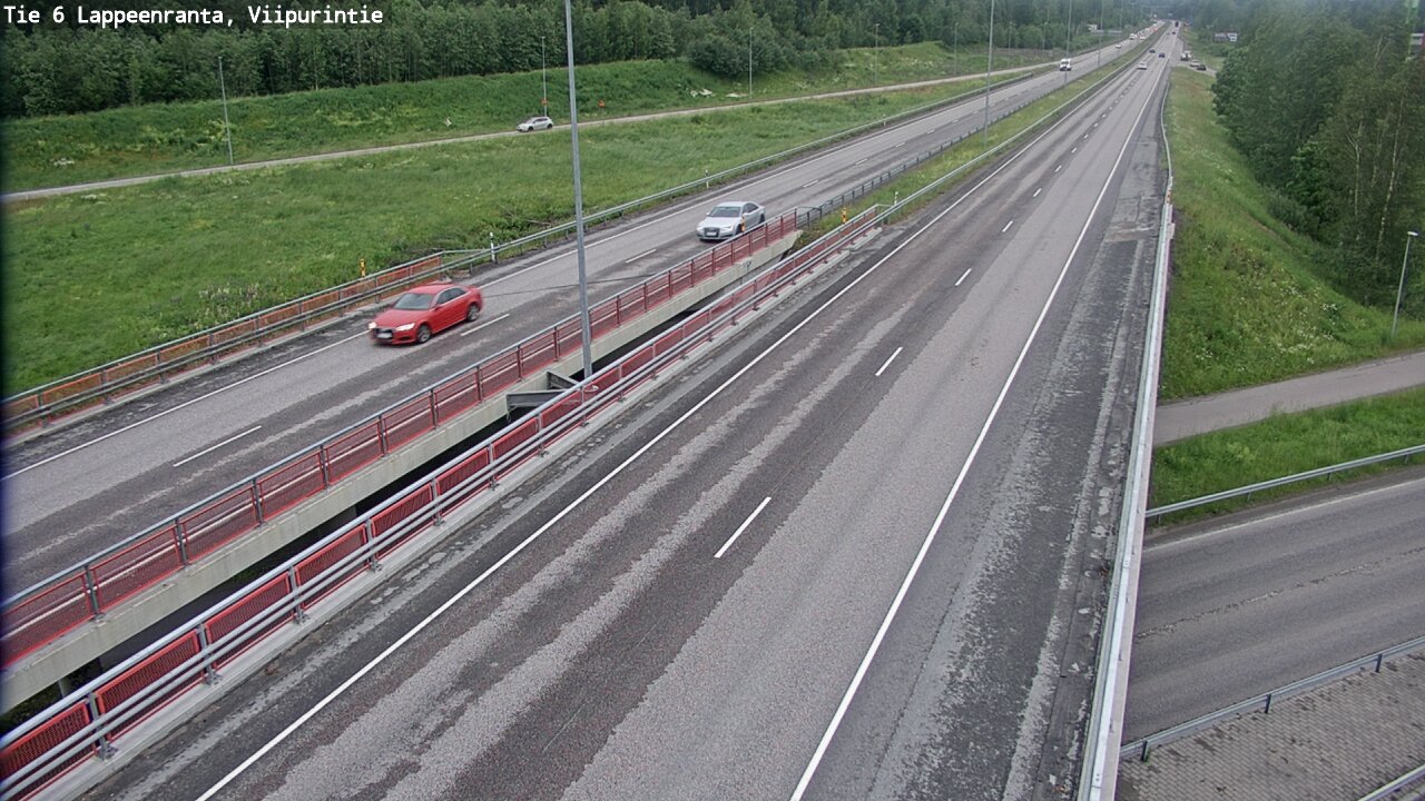 Weather Camera Image Väg 6 Villmanstrand, Viipurintie, Lappeenranta, Etelä-Karjala