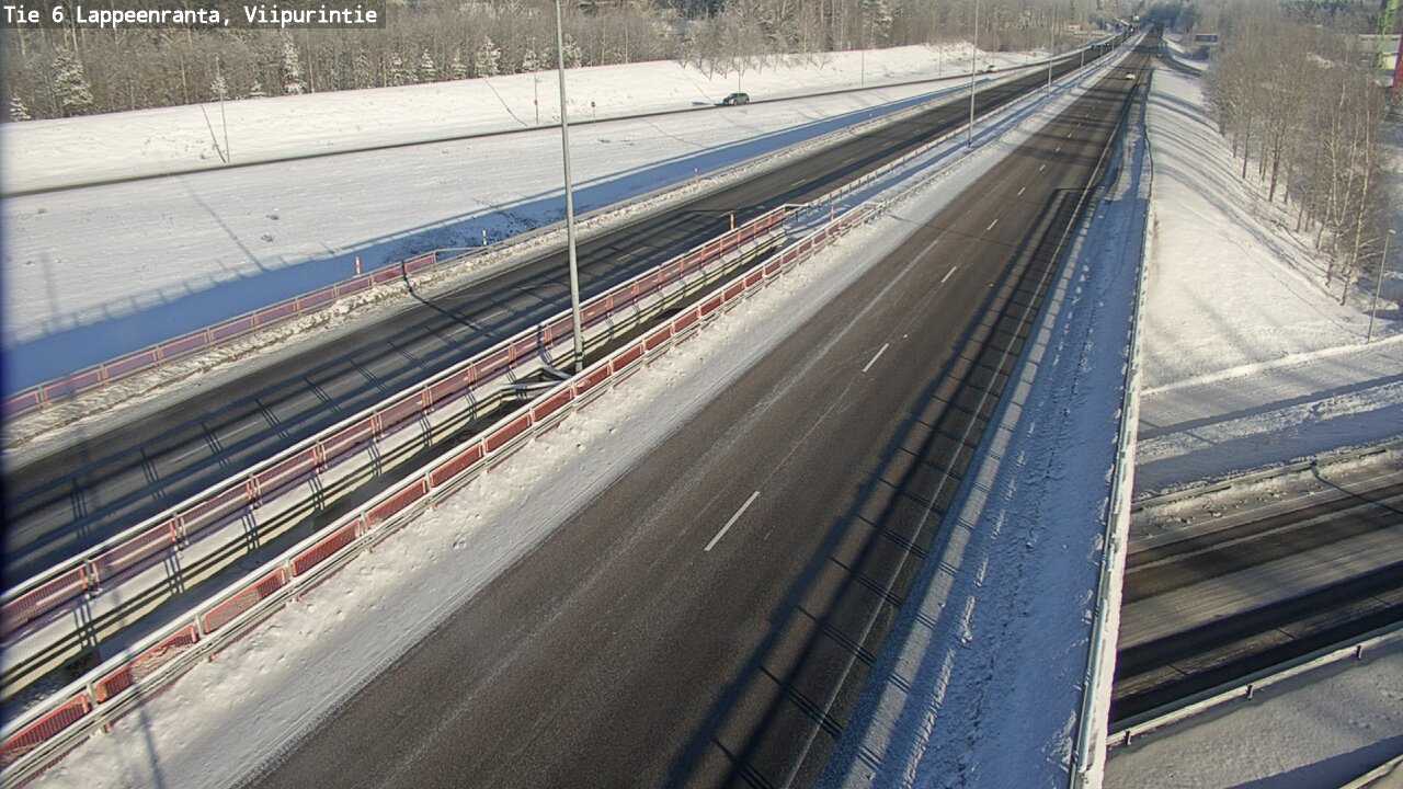 Weather Camera Image Road 6 Lappeenranta, Viipurintie, Lappeenranta, Etelä-Karjala