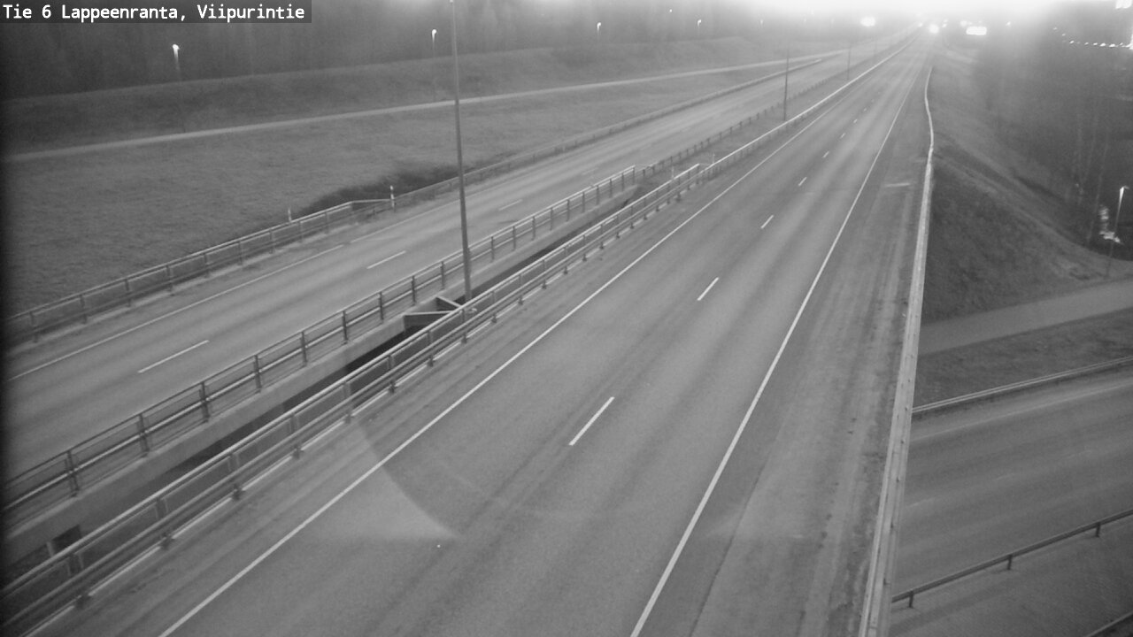 Weather Camera Image Road 6 Lappeenranta, Viipurintie, Lappeenranta, Etelä-Karjala