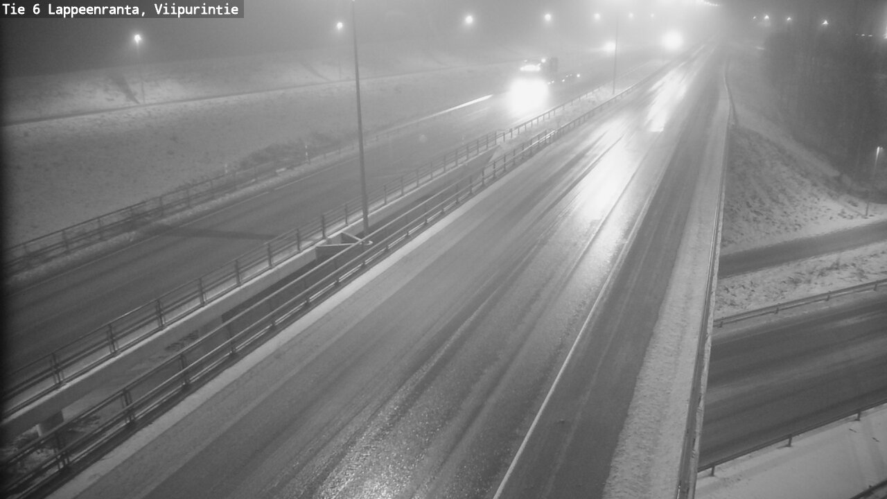 Weather Camera Image Väg 6 Villmanstrand, Viipurintie, Lappeenranta, Etelä-Karjala