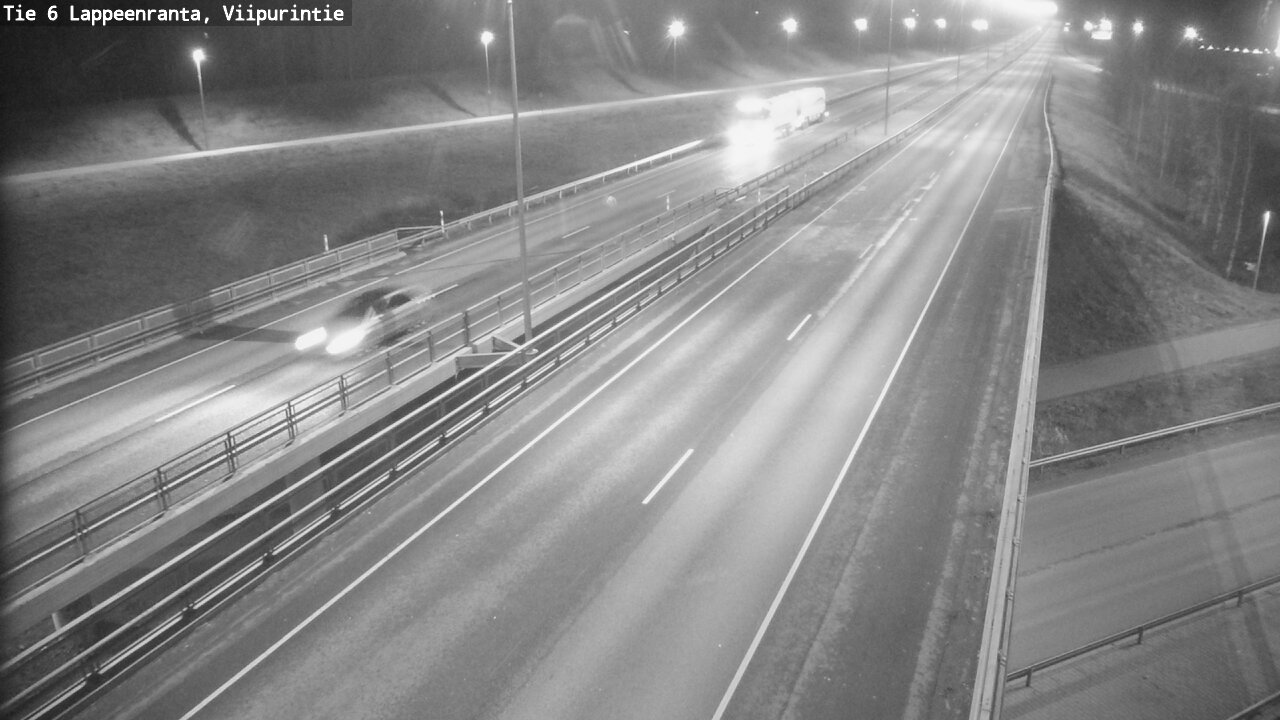 Weather Camera Image Väg 6 Villmanstrand, Viipurintie, Lappeenranta, Etelä-Karjala
