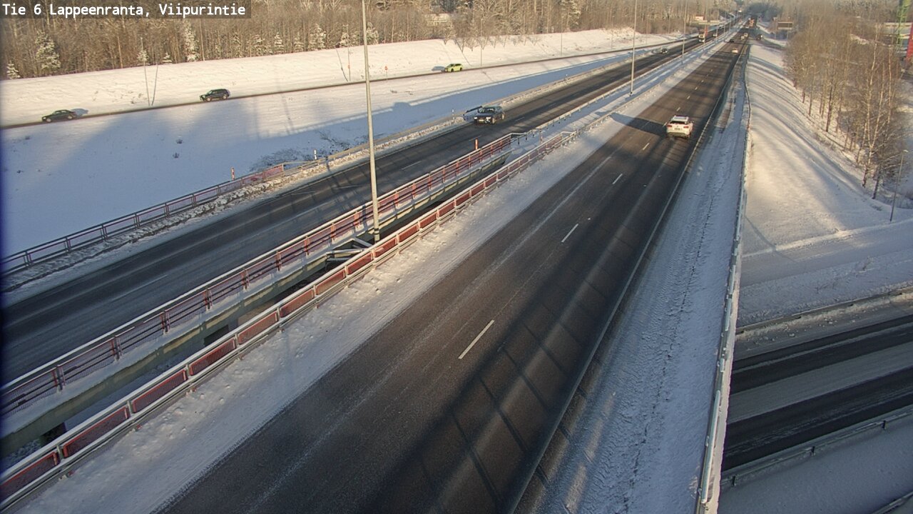 Weather Camera Image Road 6 Lappeenranta, Viipurintie, Lappeenranta, Etelä-Karjala