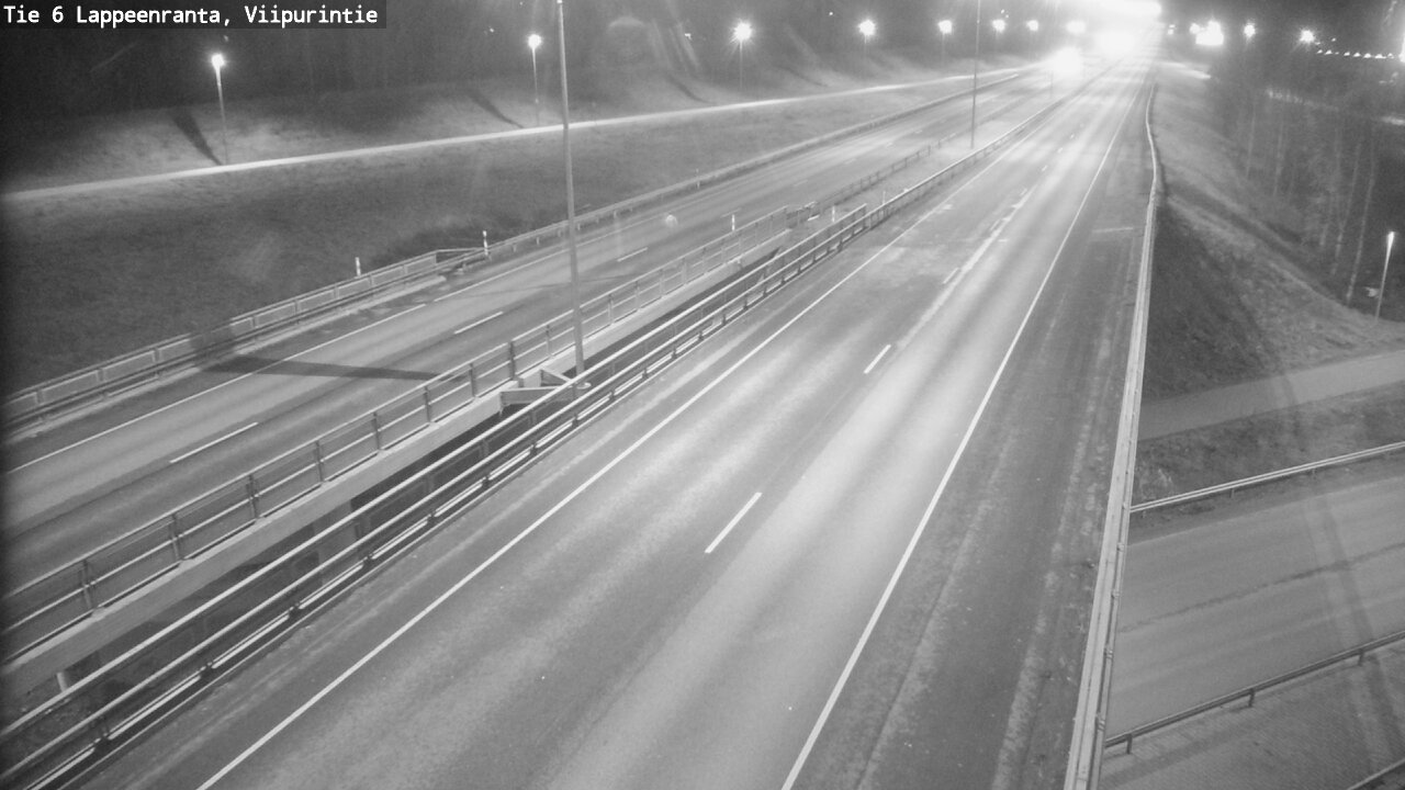 Weather Camera Image Väg 6 Villmanstrand, Viipurintie, Lappeenranta, Etelä-Karjala