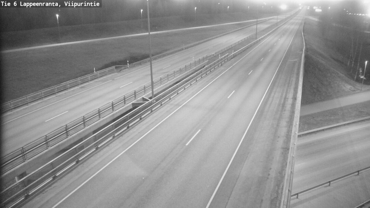 Weather Camera Image Road 6 Lappeenranta, Viipurintie, Lappeenranta, Etelä-Karjala